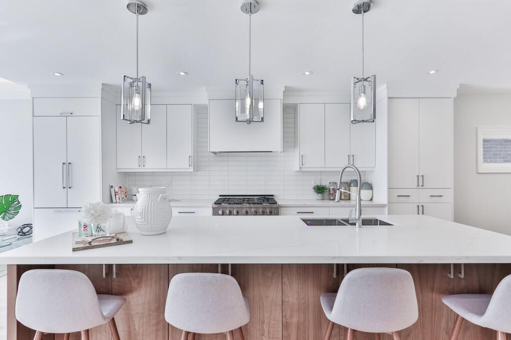 Scandinavian Simplicity white kitchen design