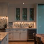 color temperature control lights under the cabinets