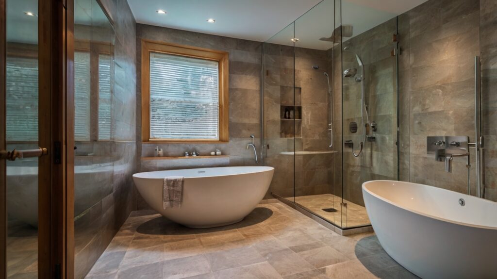 well-insulated bathroom design 