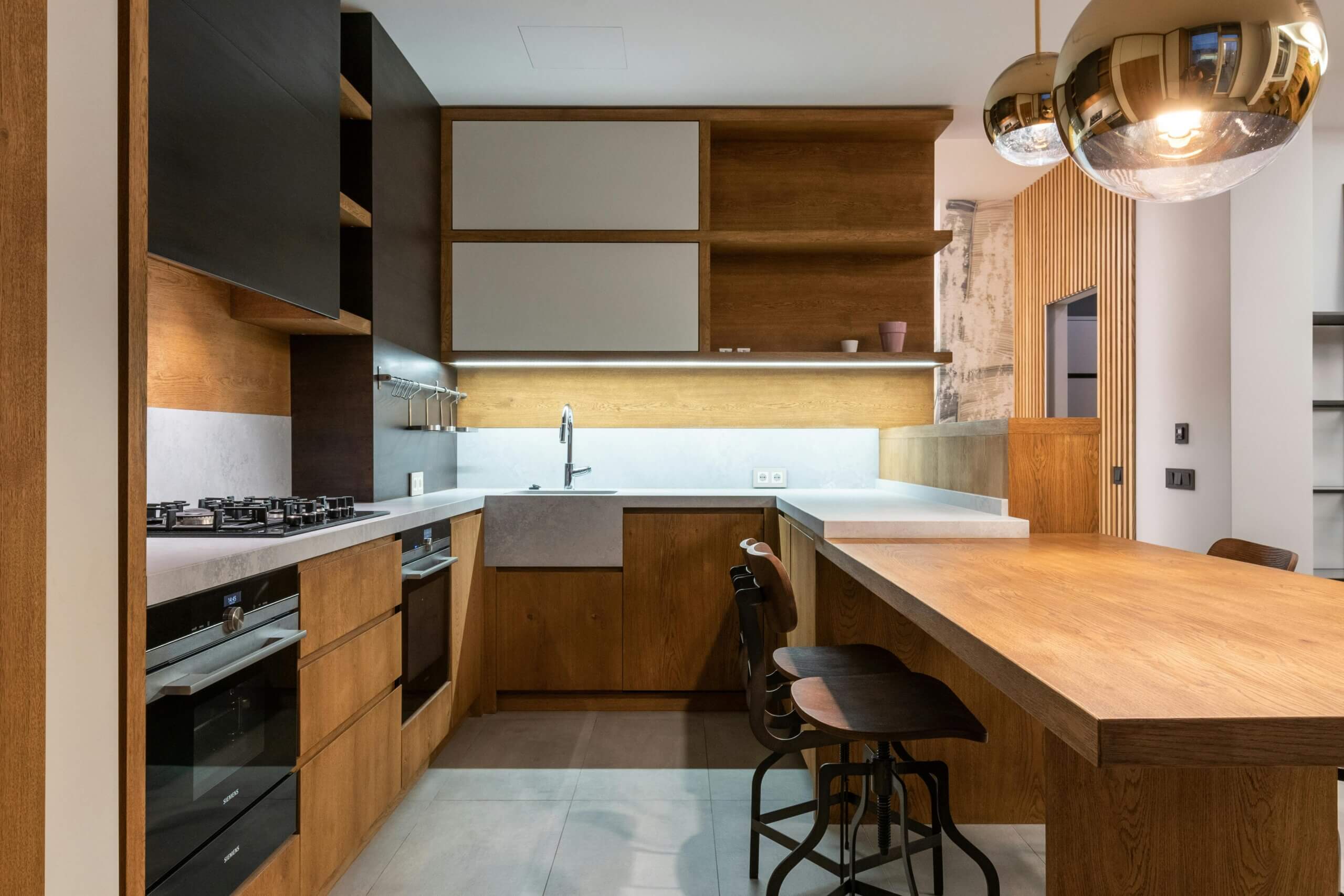 Efficient kitchen layout