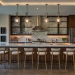 kitchen design featuring a large kitchen island