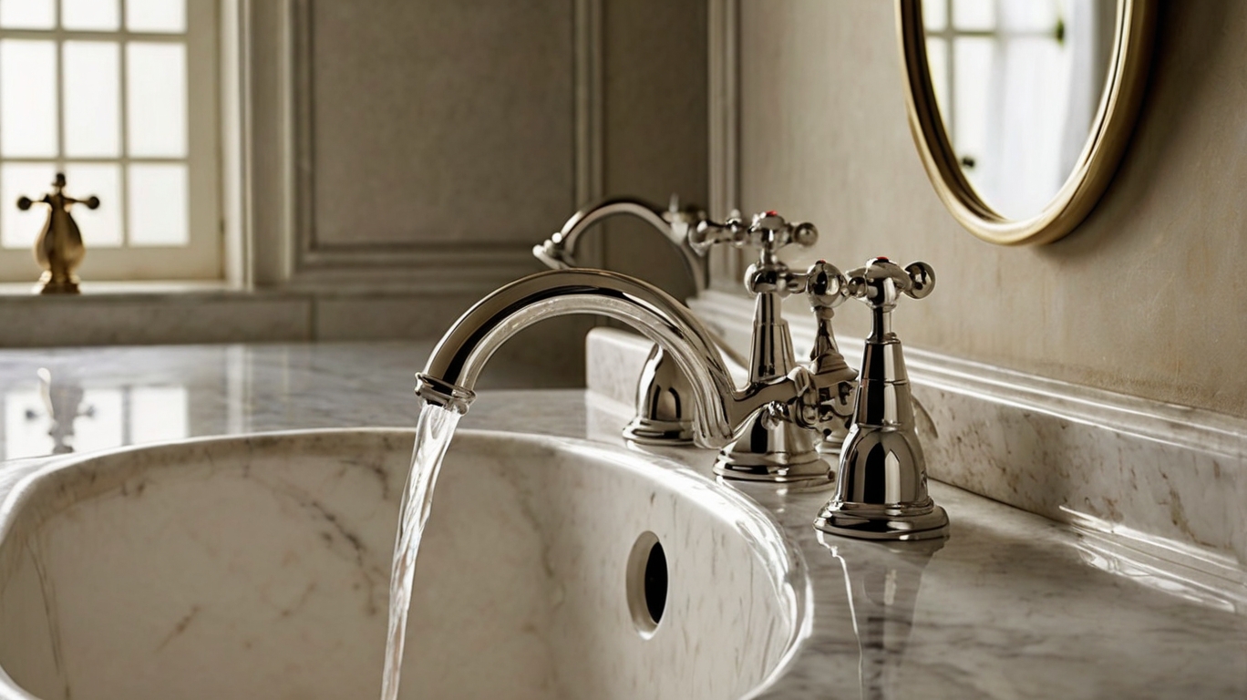 vintage faucets and hardware