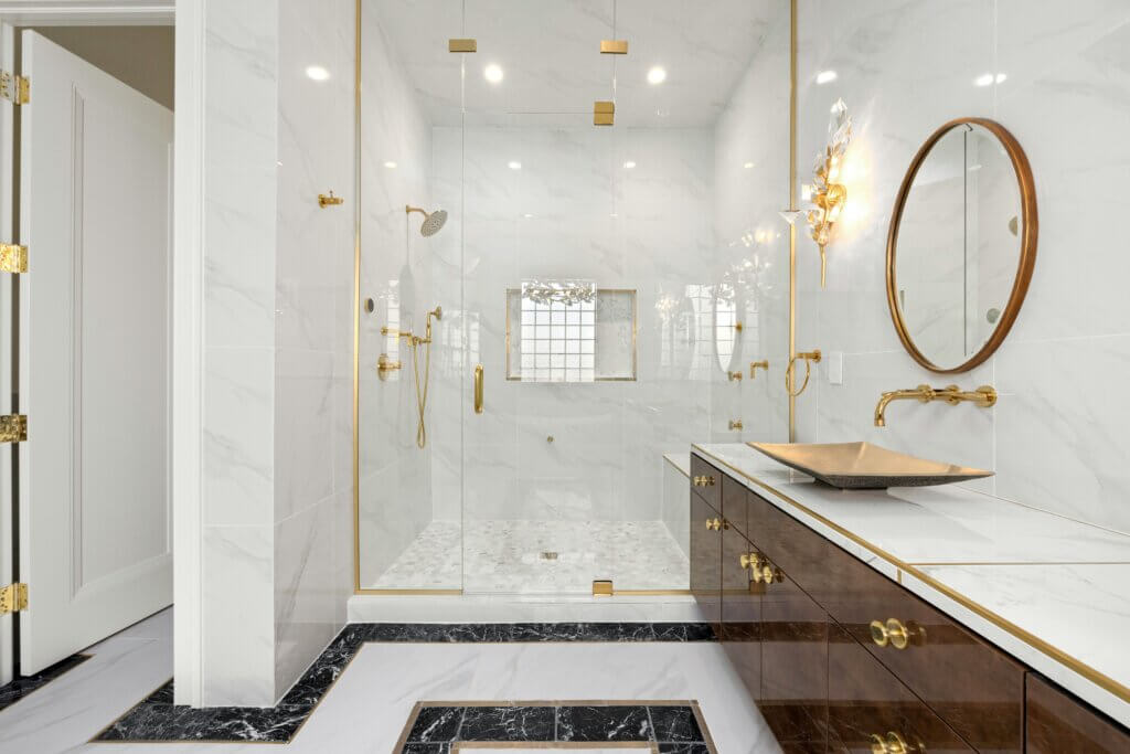 Gold, Brass, and Metallic Accents 