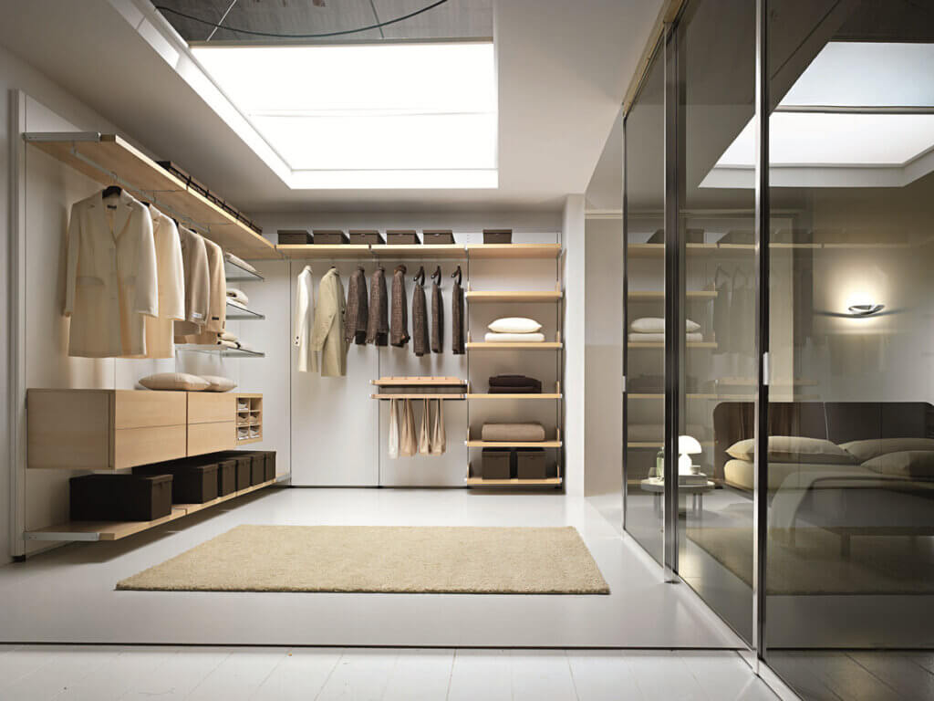 Minimalist Simplicity walkin closet