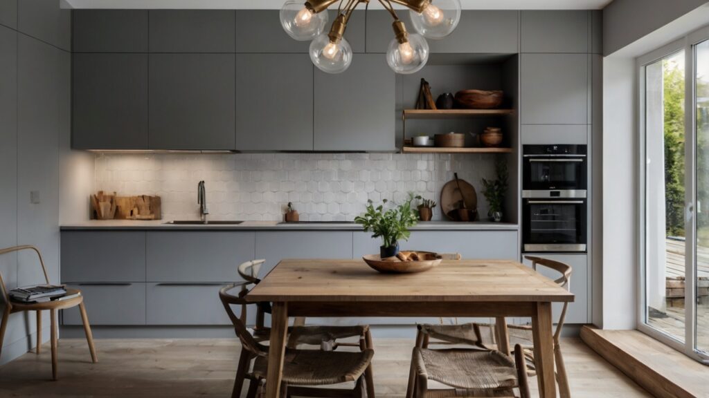 Scandinavian Grey Kitchen Design 