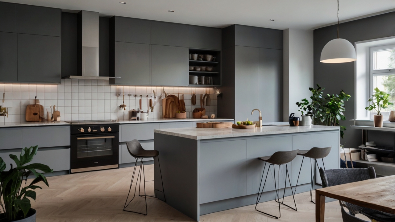 Stunning Grey Kitchen Design To Consider