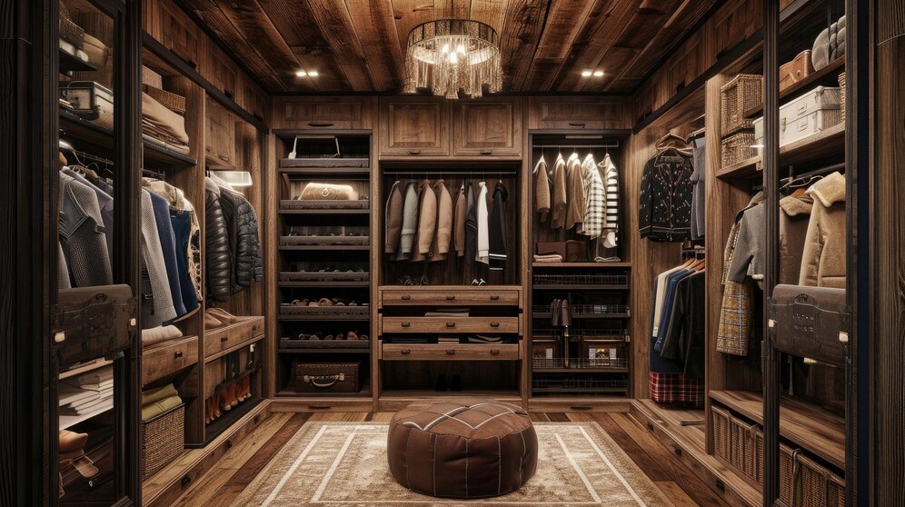 Rustic Charm wardrobe design