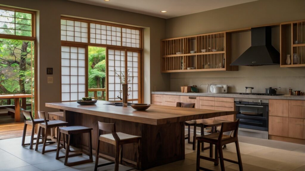 Japanese-Inspired Zen Kitchen Design