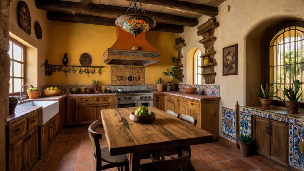 Mexican Hacienda-Inspired Kitchen Design