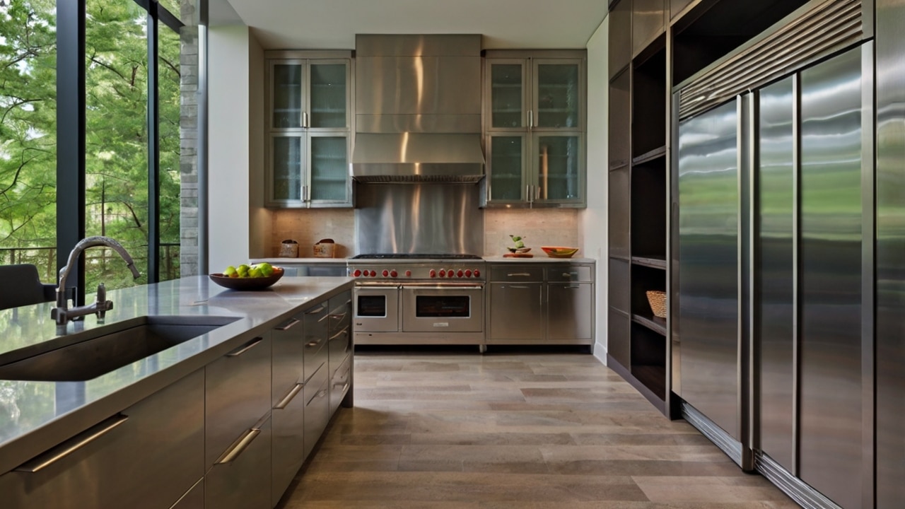 8 Inspiring Ideas for Stainless Steel Kitchen Cabinets