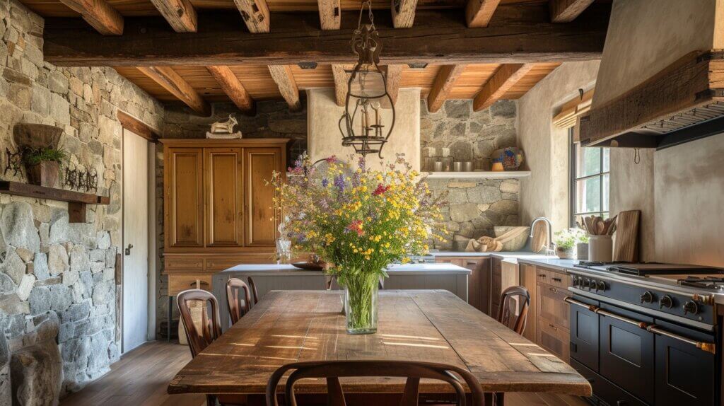 Mediterranean-Style Exotic Kitchen