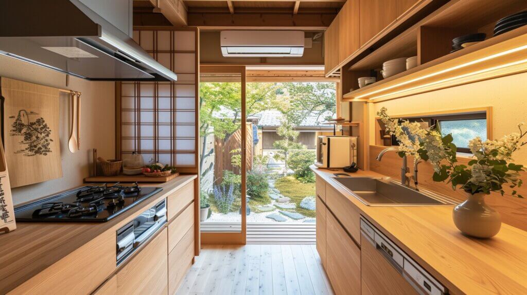 Japanese-Inspired Zen Kitchen