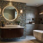 Creative Modern Bathroom Backsplash Ideas