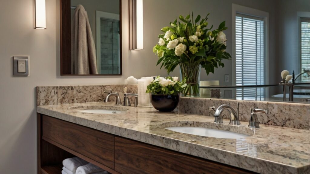 modern bathroom countertops