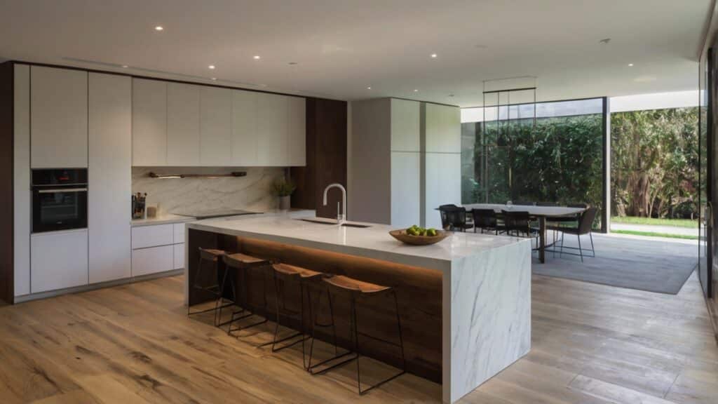 kitchen design featuring a minimalist island