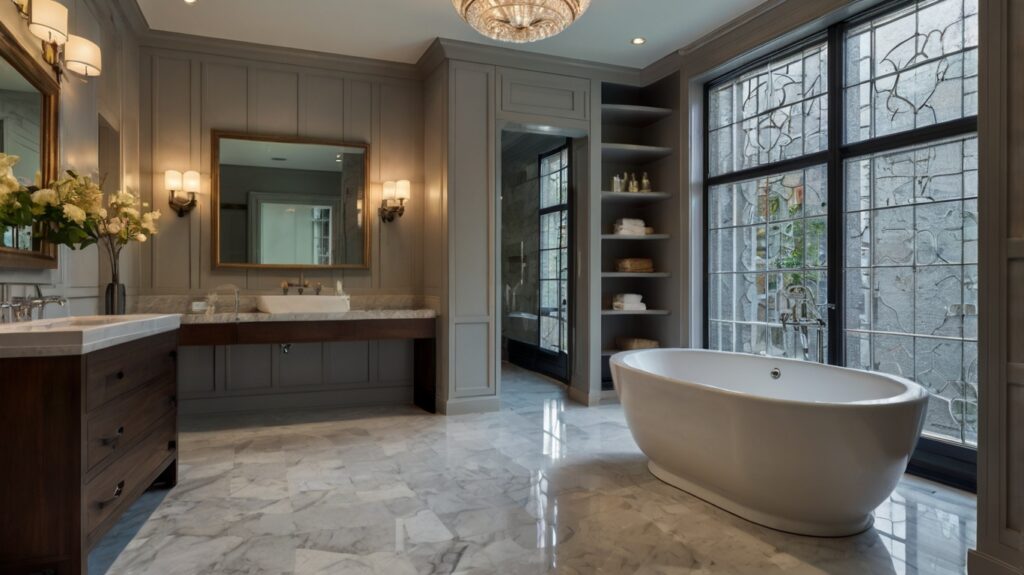 timeless bathroom design featuring a functional layout