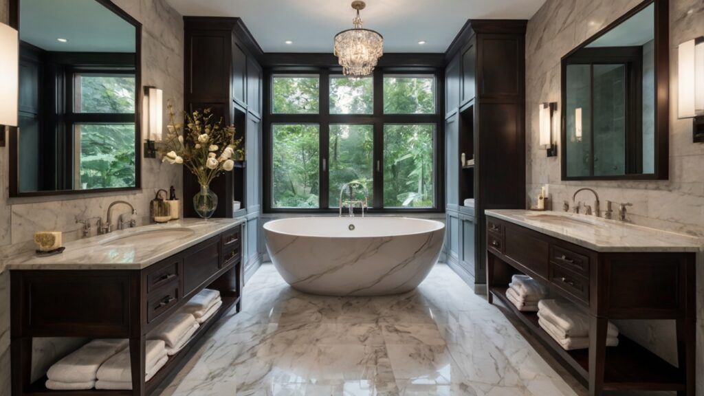 timeless bathroom design in a modern style