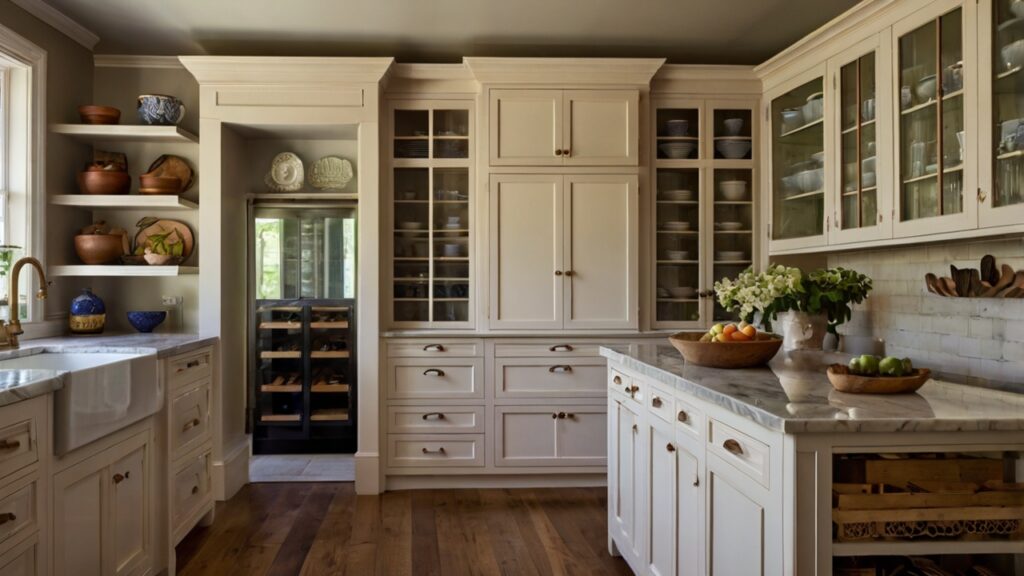 traditional kitchen design featuring functional storage solutions